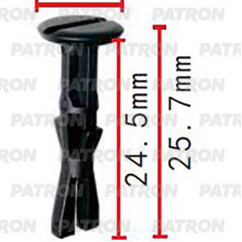 Клипса пластмассовая PATRON  / P37-2136