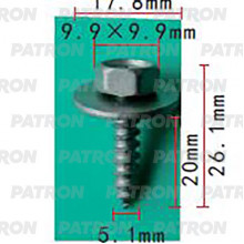 Саморез PATRON Honda Nissan Toyota / P37-2147