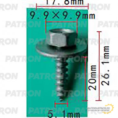Саморез PATRON Honda Nissan Toyota / P37-2147