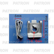 Скоба крепежная PATRON Mercedes / P37-2150