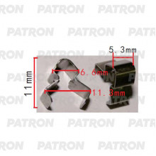 Скоба крепежная PATRON Honda / P37-2154