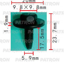 Болт металлический PATRON Mercedes GM / P37-2157