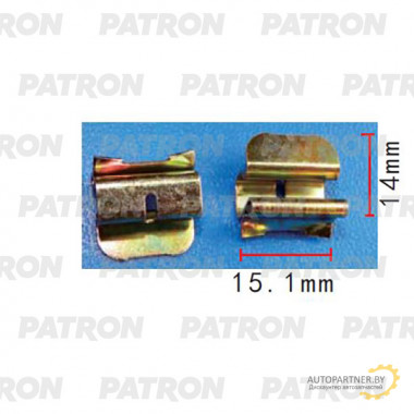 Скоба крепежная PATRON Mercedes BMW / P37-2159