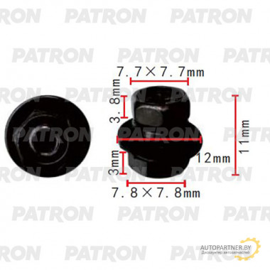 Болт металлический PATRON  / P37-2179