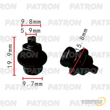 Болт металлический PATRON  / P37-2184