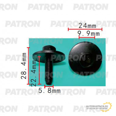 Болт металлический PATRON GM / P37-2193