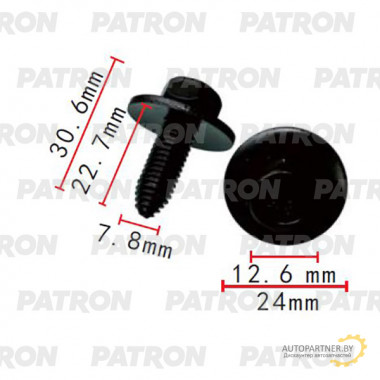 Болт металлический PATRON GM / P37-2198