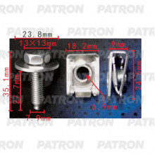 Болт металлический PATRON Audi Mercedes / P37-2210