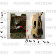 Скоба крепежная PATRON  / P37-2212