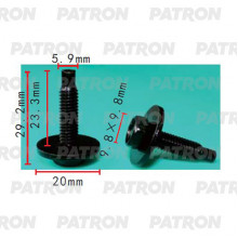 Болт металлический PATRON  / P37-2215