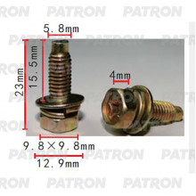 Болт металлический PATRON  / P37-2221