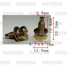 Болт металлический PATRON  / P37-2222