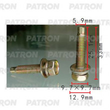 Болт металлический PATRON  / P37-2223