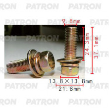 Болт металлический PATRON  / P37-2225