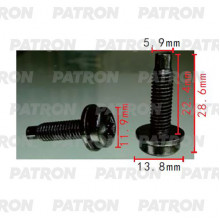 Винт металлический PATRON  / P37-2227