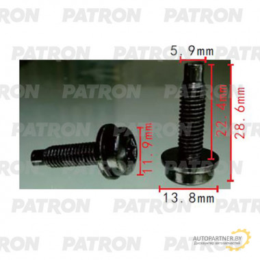 Винт металлический PATRON  / P37-2227
