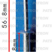 Заклепка металлическая PATRON  / P37-2229