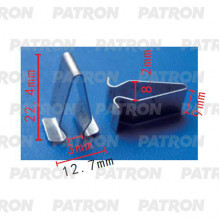 Скоба крепежная PATRON Audi Seat Skoda VW / P37-2237