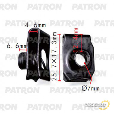 Скоба крепежная PATRON  / P37-2238