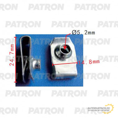 Скоба крепежная PATRON Toyota Lexus / P37-2239