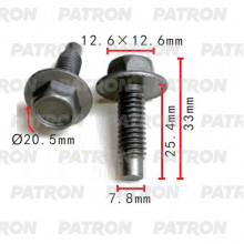 Болт металлический PATRON  / P37-2250