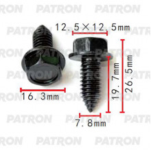 Болт металлический PATRON GM / P37-2251