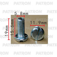 Винт металлический PATRON  / P37-2259