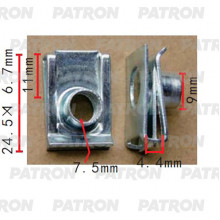 Скоба крепежная PATRON  / P37-2273