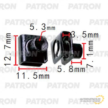 Скоба крепежная PATRON  / P37-2275