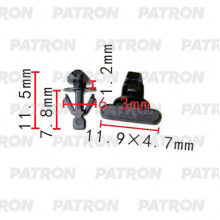 Клипса пластмассовая PATRON Honda / P37-2285