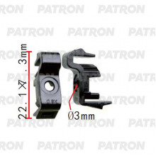 Клипса пластмассовая PATRON Honda / P37-2287