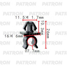 Клипса пластмассовая PATRON Mazda / P37-2288