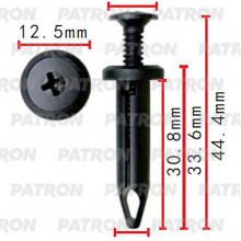 Клипса пластмассовая PATRON Ford GM Chrysler / P37-2291