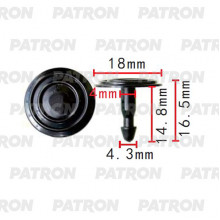 Клипса пластмассовая PATRON Honda / P37-2294