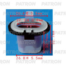 Клипса пластмассовая PATRON Nissan / P37-2299