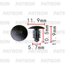 Клипса пластмассовая PATRON Toyota Lexus / P37-2304