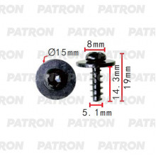 Саморез PATRON VW Audi Seat Skoda / P37-2315
