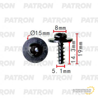 Саморез PATRON VW Audi Seat Skoda / P37-2315