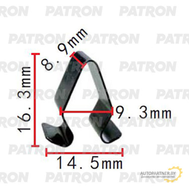 Саморез PATRON Скоба VW Skoda Seat Audi Mercedes / P37-2324