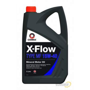 Моторное масло COMMA X-FLOW TYPE MF 15w40 / XFMF5L (5л)