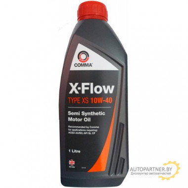 Моторное масло COMMA X-FLOW TYPE XS 10w40 / XFXS1L (1л)