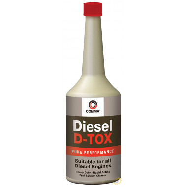 Высококонцентрированный очиститель двигателей COMMA DIESEL D-TOX 400мл / DDTOX400M