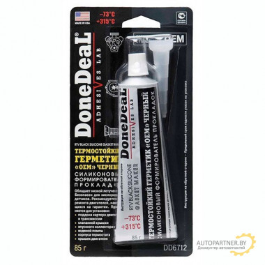 Герметик черный DONEDEAL 85гр / DD6712