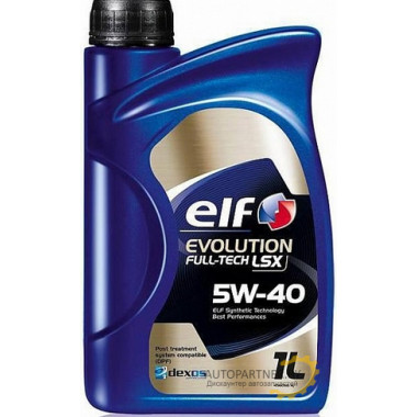 Моторное масло ELF EVOLUTION FULL TECH LSX 5W40 / 194891 (1л)