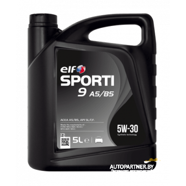 Моторное масло ELF SPORTI 9 A5/B5 5W30 / 214256 (5л)