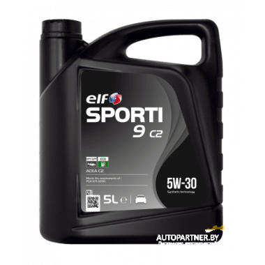 Моторное масло ELF SPORTI 9 C2 5W30 / 214330 (5л)