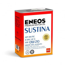 Моторное масло ENEOS SUSTINA SN 0W20 / 4943589134628 (4л)