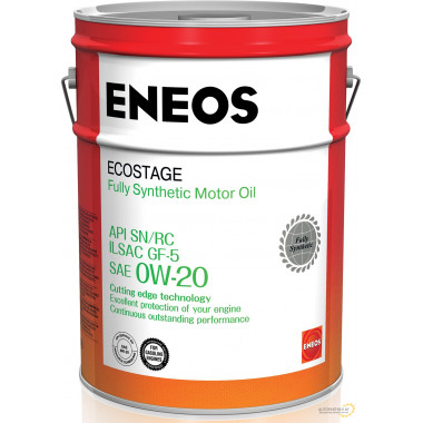 Моторное масло ENEOS ECOSTAGE SN 0W20 / 8801252022039 (20л)