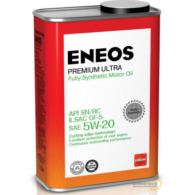 Моторное масло ENEOS PREMIUM ULTRA SN 5W20 / 8801252022190 (1л)