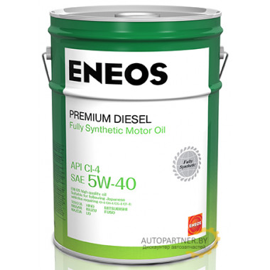Моторное масло ENEOS PREMIUM DIESEL CI-4 5W40 / 8809478942827 (20л)